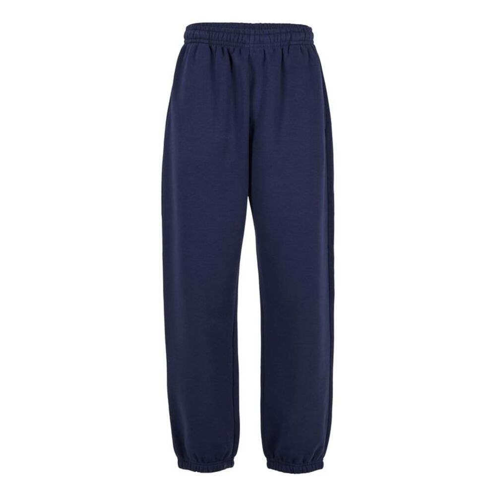 Build Your Brand Mens Fluffy Sweatpants / Navy